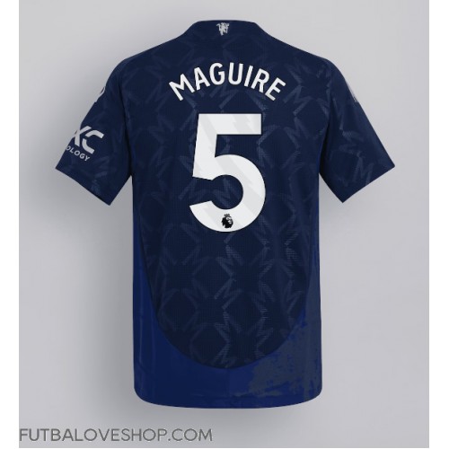 Dres Manchester United Harry Maguire #5 Preč 2024-25 Krátky Rukáv